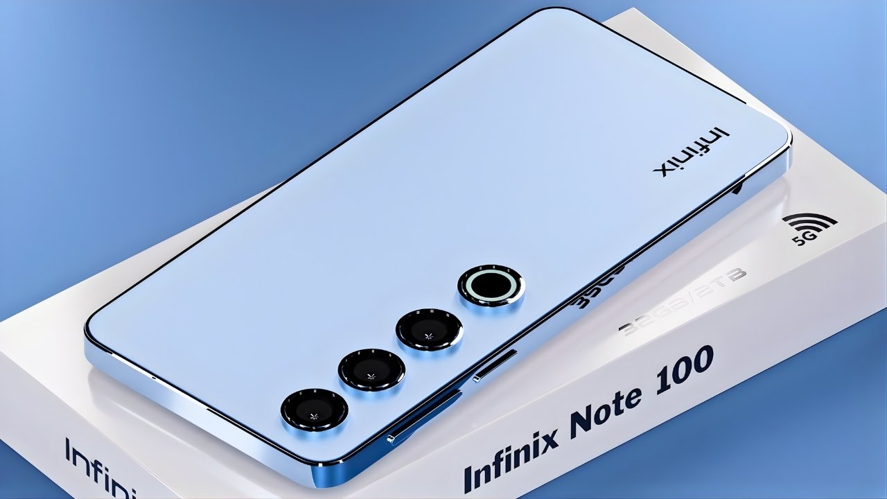 Infinix Note 100 2026: Batería 8400mAh, cámara 300MP y 24GB RAM